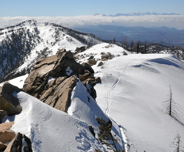 Crafts and Mt Baldy Peaks from Butler Peak